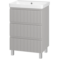 Тумба с раковиной 70 Brevita Victory УТ000023620 серый шелк