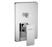 Смеситель для ванны встроенный Bravat Phillis PB856101CP-2-ENG