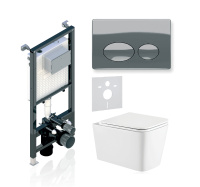 Комплект 3в1 Koller Pool Alcora ST 1200+ROUND Chrome+KVADRO