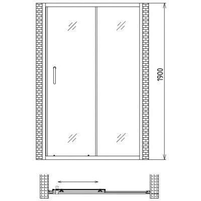 Душевая дверь Gemy Victoria S30192D