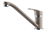 Смеситель для кухни Aquaton Аркос 1AX001FCXX250 серый шелк