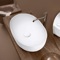 Раковина накладная (60х40) Kerasan Nolita 534330 белый матовый