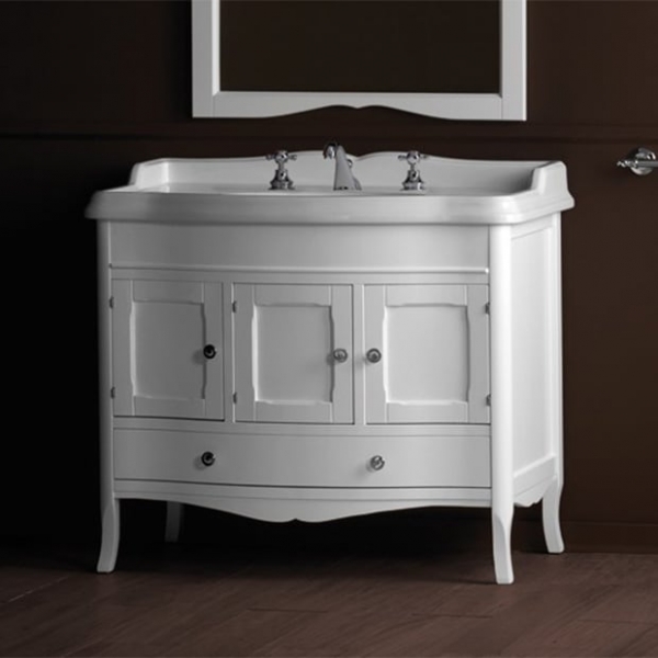 Тумба под раковину Tiffany World Veronica Ver 105/C bi puro/cr