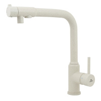 Смеситель KAISER Teka кухня Ø35, однорукий, боковой под фильтр (бежевый мрамор-328)