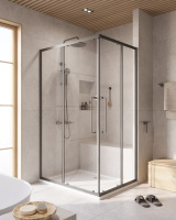 Душевой уголок (120х90) CEZARES RELAX 304 RELAX-304-AH-2-120/90-C-GM