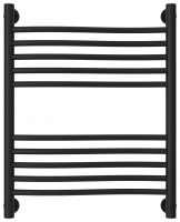 Полотенцесушитель Водяной Сунержа Флюид + (60х50) Матовый Черный 31-0222-6050