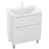 Тумба напольная Grossman АДЕЛЬ-70 см 107005  с 2-я ящ, белая