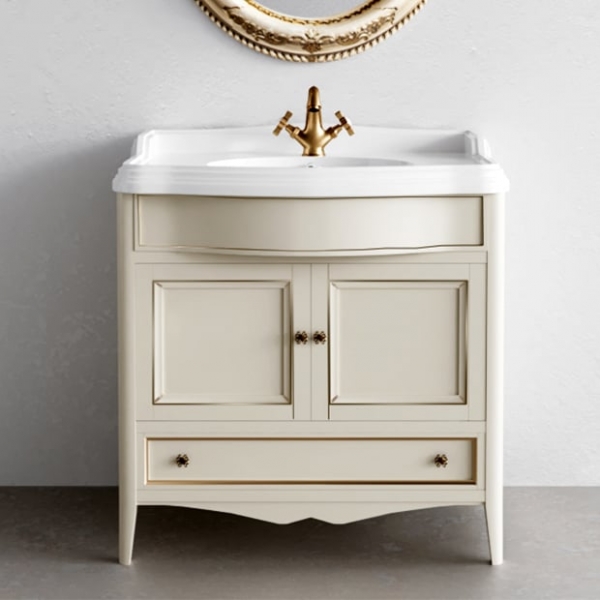 Тумба с раковиной Tiffany World Veronica VER3090-V+AR864bi*1комплект