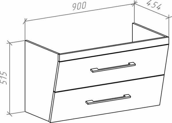 Тумба под раковину Bellezza Берта 90 4635215510011