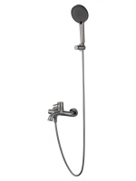 Смеситель для ванны с душем WONZON & WOGHAND TOR, темный графит WW-88037073-BGM