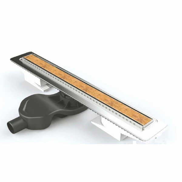 Душевой лоток Berges Wasserhaus B1 Keramik 700 (в пол) 094018 бронза