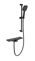 Смеситель для ванны с душем WONZON & WOGHAND Onix, черный матовый WW-B2551-A-MB