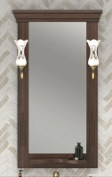 Зеркало Opadiris Риспекто 55 00-00007055  орех антикварный, с выключателем
