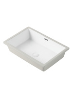 Раковина встраиваемая снизу (60х40) Agger ASB01600 белый глянец