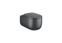 Унитаз подвесной безободковый Roca Beyond Rimless 3460B7640 оникс матовый