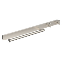 Кольцо для полотенец с 2 крючками WONZON & WOGHAND GRAFFITY, брашированный никель WW-9361-BN