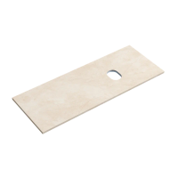 Столешница для ванной комнаты SANCOS 1200х460, цвет kreman,  TT120A2R, правая