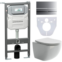 Комплект унитаза с инсталляцией Ceramicanova Forma CN3009_1002M_1000