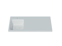 Раковина над стиральной машиной Brevita (100х48) Kamilla 100 4627173210577 левая