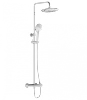 Душевая система Vitra Aquaheat Bliss 240 2F термостатическая A47205EXP, хром 