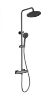 Душевая система с термостатом WONZON & WOGHAND NEO, темный графит WW-B3035-A-BGG