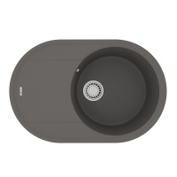 Кухонная мойка Lemark LACHA 760 серый шёлк 9910059