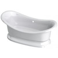 Ванна из литого мрамора (190х86) Астра-Форм Мальборо 01010031 белый глянец