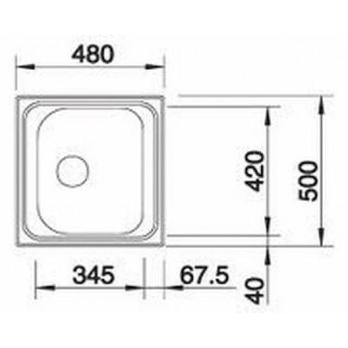 Кухонная мойка Blanco Tipo 45 S Mini 516611