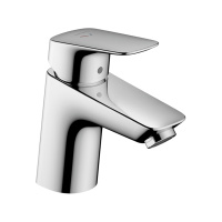 Смеситель для раковины с донным клапаном Hansgrohe Logis Coolstart 71072000 хром