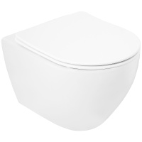 Унитаз подвесной безободковый CEZARES STYLUS CZR-513-TH-R/CZR-089-SC микролифт