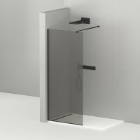 Душевая перегородка 80 см CEZARES LIBERTA LIBERTA-L-1-80-120-GR-NERO