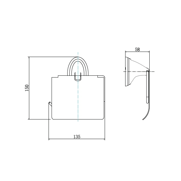Бумагодержатель FASHUN A1503