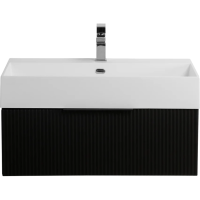 Тумба под раковину Cezares PREMIUM 55417 Plisse Nero opaco