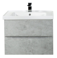 База под раковину напольная Art&max AM-Techno-700-2C-SO-LS935 Бетон лофт натуральный