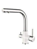 Смеситель для кухни с подключением к фильтру  Paulmark Essen Es213011-WHCR