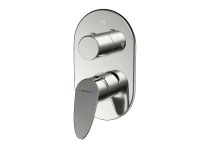 Смеситель для ванны встроенный Bravat Drop P69190C-2-RUS