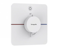 Термостат для душа Hansgrohe ShowerSelect Comfort Q 15581700 белый матовый