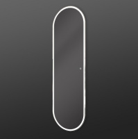 Зеркало с подсветкой и часами Art&Max Catania AM-Cap-450-1500-DS-F