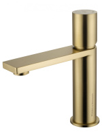 Смеситель для раковины WONZON & WOGHAND, брашированное золото WW-101-BG Смеситель для раковины WONZON & WOGHAND, брашированное золото WW-101-BG