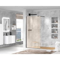 Душевая перегородка 90 см CEZARES LIBERTA LIBERTA-L-1-90-BR-NERO