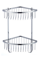 Полка решетка угловая двойная Savol S-002554