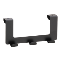 Дверная вешалка, 3 крючка  Bemeta Dark 101106220