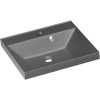 Раковина накладная (50х45) Style Line Asti СС-00002486 серый шелк