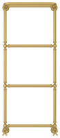 Полотенцесушитель Водяной Сунержа Ренессанс 1386 (126х50) Матовое Золото 032-0281-1250