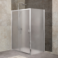 Душевой уголок (110х90) BelBagno UNIQUE-AH-1-110/125-90-M-Cr