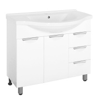 Тумба под раковину напольная Style Line Жасмин 100 ЛС-00000585 белый