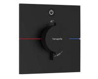 Термостат для душа Hansgrohe ShowerSelect Comfort S 15571670 черный матовый