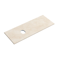 Столешница для ванной комнаты SANCOS 1200х460, цвет kreman,  TT120A2L, левая