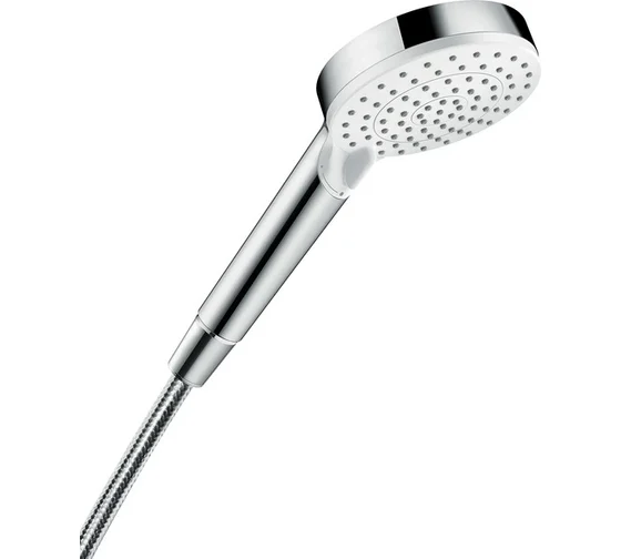 Термостат для душа с душевым гарнитуром Hansgrohe Crometta Vario/Ecostat 1001 CL 27813400 белый/хром