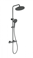 Душевая система с термостатом WONZON & WOGHAND INN 1, темный графит WW-B3013-T1-BGG